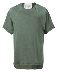 T-shirt girocollo verde scuro di By Walid