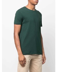 T-shirt girocollo verde scuro di Tommy Hilfiger
