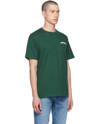 T-shirt girocollo verde scuro di Cowgirl Blue Co