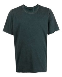 T-shirt girocollo verde scuro di Isaac Sellam Experience