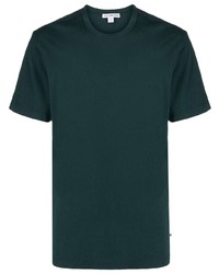 T-shirt girocollo verde scuro di James Perse