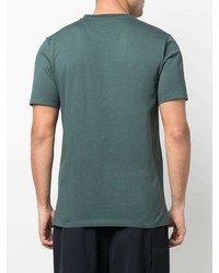 T-shirt girocollo verde scuro di Paul Smith