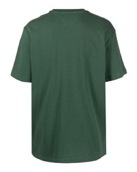 T-shirt girocollo verde scuro di Tommy Jeans