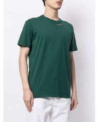 T-shirt girocollo verde scuro di DSQUARED2