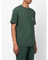 T-shirt girocollo verde scuro di Palmes