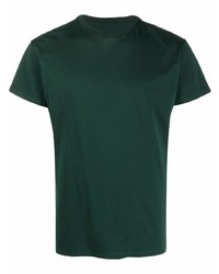 T-shirt girocollo verde scuro di Maison Margiela