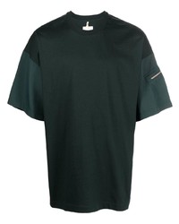 T-shirt girocollo verde scuro di Oamc