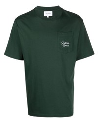 T-shirt girocollo verde scuro di Palmes