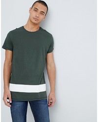 T-shirt girocollo verde scuro di Pier One