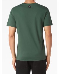 T-shirt girocollo verde scuro di Billionaire