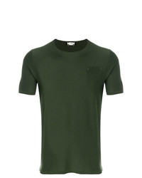 T-shirt girocollo verde scuro di Weber + Weber