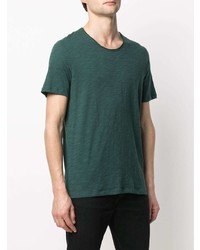 T-shirt girocollo verde scuro di Zadig & Voltaire