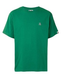 T-shirt girocollo verde di A Bathing Ape