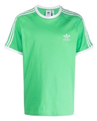 T-shirt girocollo verde di adidas