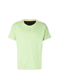 T-shirt girocollo verde di Alyx