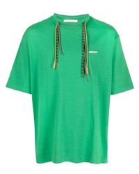 T-shirt girocollo verde di Ambush