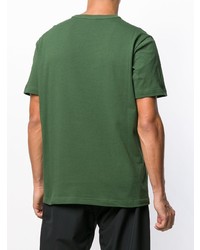 T-shirt girocollo verde di Champion