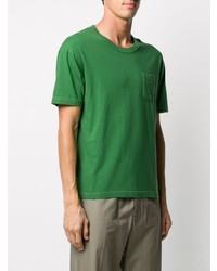 T-shirt girocollo verde di VISVIM