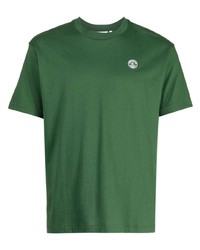 T-shirt girocollo verde di Chocoolate