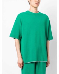 T-shirt girocollo verde di FIVE CM
