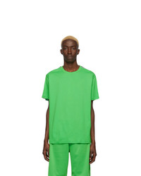 T-shirt girocollo verde di Givenchy