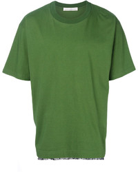 T-shirt girocollo verde di Golden Goose Deluxe Brand