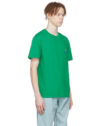 T-shirt girocollo verde di Noah