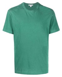 T-shirt girocollo verde di James Perse