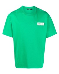 T-shirt girocollo verde di Karl Lagerfeld
