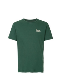T-shirt girocollo verde di Kent & Curwen