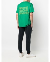 T-shirt girocollo verde di Roberto Collina