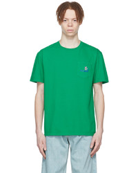 T-shirt girocollo verde di Noah