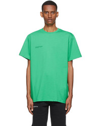 T-shirt girocollo verde di PANGAIA