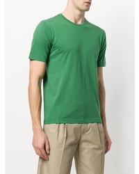 T-shirt girocollo verde di Aspesi