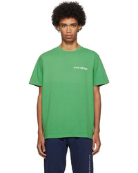 T-shirt girocollo verde di Sporty & Rich