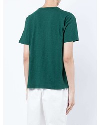 T-shirt girocollo verde di YMC