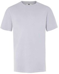 T-shirt girocollo viola chiaro