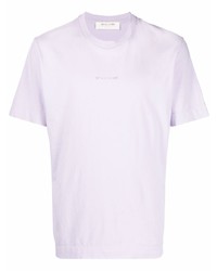 T-shirt girocollo viola chiaro di 1017 Alyx 9Sm
