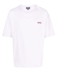 T-shirt girocollo viola chiaro di A.P.C.