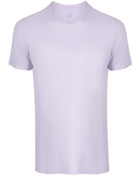 T-shirt girocollo viola chiaro di Altea