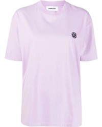 T-shirt girocollo viola chiaro di Ambush