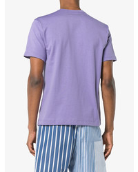 T-shirt girocollo viola chiaro di Comme Des Garcons SHIRT