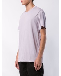 T-shirt girocollo viola chiaro di SAVE KHAKI UNITED