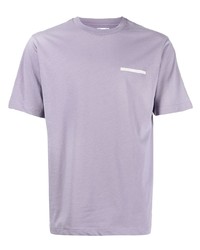 T-shirt girocollo viola chiaro di Izzue