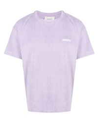 T-shirt girocollo viola chiaro di MOUTY