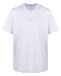 T-shirt girocollo viola chiaro di Oamc
