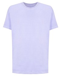 T-shirt girocollo viola chiaro di OSKLEN