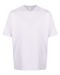 T-shirt girocollo viola chiaro di Paul Smith