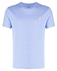 T-shirt girocollo viola chiaro di Polo Ralph Lauren