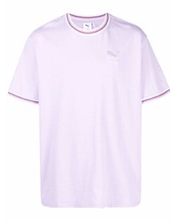 T-shirt girocollo viola chiaro di Puma